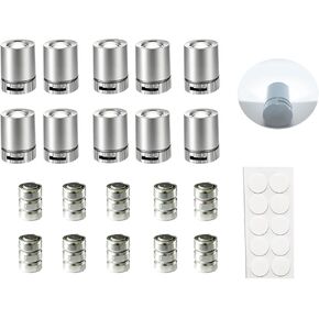 Mini LED Lights 11 Pcs for Dollhouse with 11Pack Backup Battery,Small Soptling Battery Operated Miniature Tiny Lighting for DIY Crafts, Model Kits & Party Decor(Cold White) in Saudi Arabia