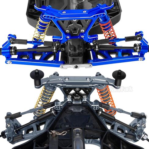 RC Aluminum Caster Block,Steering Blocks,C-Hubs Stub Axle Carriers w/Wheel Hex & Bearings Upgrades Part for 1/10 Slash 4X4 VXL/Rustler 4X4 VXL/Stampede 4WD VXL,Red in Kuwait