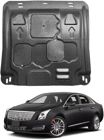 Engine Splash Shield Fit for Cadillac XTS 2013-2019 Engine Case Guard Under Engine Cover Compatible with XTS 2014-2018 Front Engine Guard Mud Flaps Including Screw Hardware in Saudi Arabia