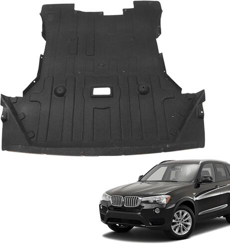 دروع دفقة المحرك من SecosAutoparts تحت غطاء المبرد متوافقة مع BMW X3 2011-2017 استبدال # 51-75-7-213-662، 51757213662 in Kuwait