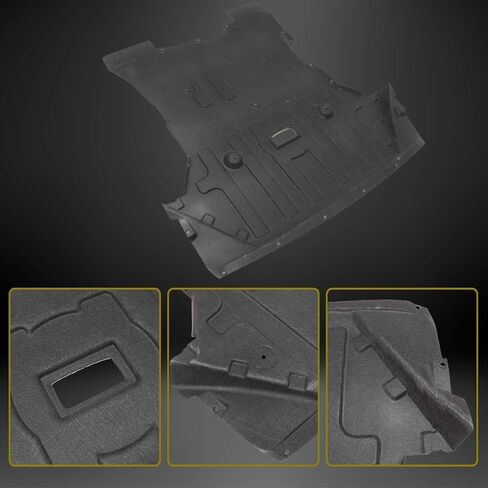 دروع دفقة المحرك من SecosAutoparts تحت غطاء المبرد متوافقة مع BMW X3 2011-2017 استبدال # 51-75-7-213-662، 51757213662 in Kuwait