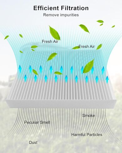 M177743 Cab Air Filter Fit for John Deere Gator XUV865M XUV865R XUV835M XUV835R Utility Vehicles, 2 Pcs in Saudi Arabia