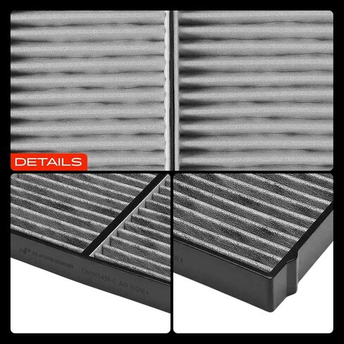 A-Premium Cabin Air Filter with Activated Carbon Compatible with Mazda 3 2019-2025, 3 Sport 2019-2023/2025, CX-30 CX30 2020-2025, CX-5 CX5 2025, CX-50 CX50 2023-2025 in Kuwait