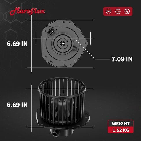 محرك منفاخ أمامي Marsflex 700092 لـ 1994-2005 Chevychevrolet GMC Astro Blazer S10 Jimmy Safari Sonoma 1999 2000 2001 2002 Oldsmobile Bravada Automotive منفاخ محرك بديل OE: 1581128 in Kuwait