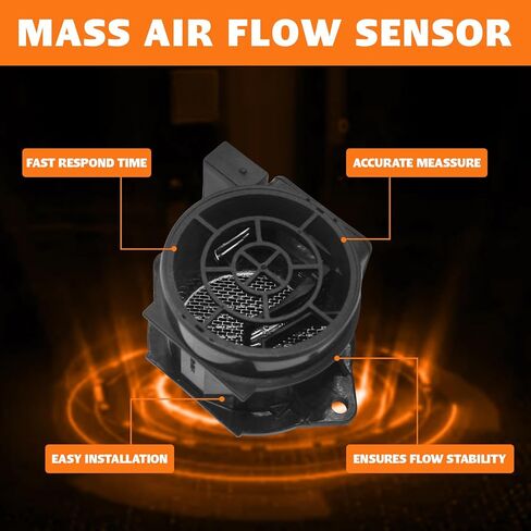 28164-23700 Mass Air Flow Sensor Meter MAF for Kia Rio Rio5 Spectra Spectra5 Sportage, Hyundai Accent Elantra Tiburon Tucson L4 1.6L 2.0L, Replace 5WK96431 28164-25000 2816423720 in Saudi Arabia