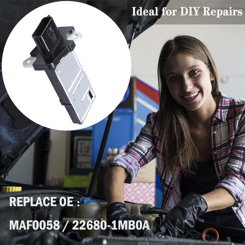 MAF0058 مستشعر مقياس تدفق الهواء الشامل مناسب لنيسان جوك 1.6L L4 2011-2014(S, SV, SL) استبدال #22680-1MB0A in Kuwait