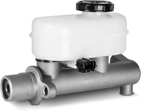 A-Premium Brake Master Cylinder with Reservoir and Sensor Compatible with Ford Vehicles - For Windstar 1999-2003, Fit Rear Drum Brakes With Traction Control in Kuwait