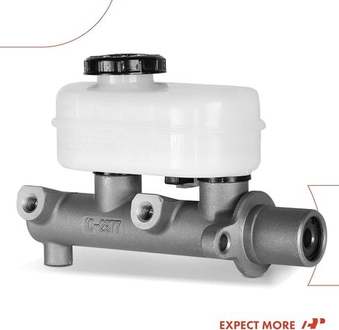 A-Premium Brake Master Cylinder with Reservoir and Sensor Compatible with Ford Vehicles - For Windstar 1999-2003, Fit Rear Drum Brakes With Traction Control in Kuwait