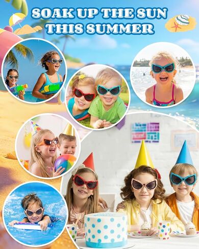 Kids Spider Sunglasses Bulk 24 Pack, Party Favors for Kids Age 3-8, UV400 Protection Sunglasses for Boys Girls, Goodie Bags Stuffers for Birthday/Classroom/Pool Party Supplies, Gifts for Students in Saudi Arabia