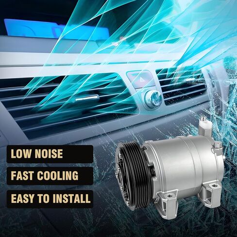 AC Compressor fit for Nissan for Altima 2002-2006 2.5L, CO 10778JC, 10346161, 10350961, 10350960, 92600-8J00A, 92600-8J01A, 92600-8J020, 92600-8J021 in Kuwait
