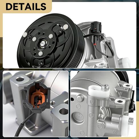 AC Compressor fit for Nissan for Altima 2002-2006 2.5L, CO 10778JC, 10346161, 10350961, 10350960, 92600-8J00A, 92600-8J01A, 92600-8J020, 92600-8J021 in Kuwait