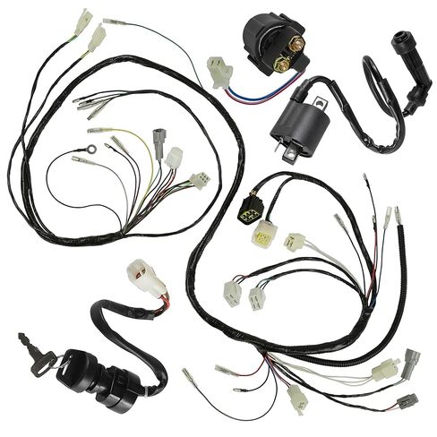 حزام أسلاك كالتريك/مفتاح تشغيل/مفتاح إشعال، ملف متوافق مع Yamaha Warrior YFM350 1997 1998 1999 2000 2001 in Kuwait
