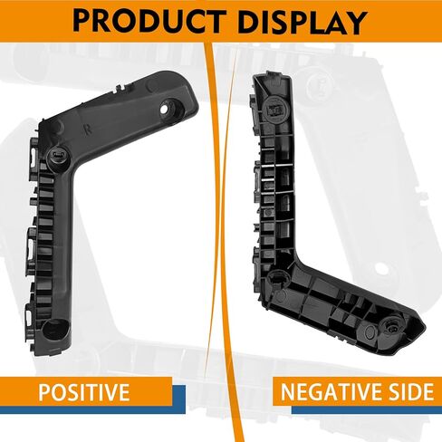 Pair of Front Bumper Cover Retainer Brackets (Left & Right) – Compatible with 2014-2016 Toyota Corolla L/LE/LE Eco – Replaces 52115-02240, 52116-02240, TO1043123, TO1042123 in Kuwait