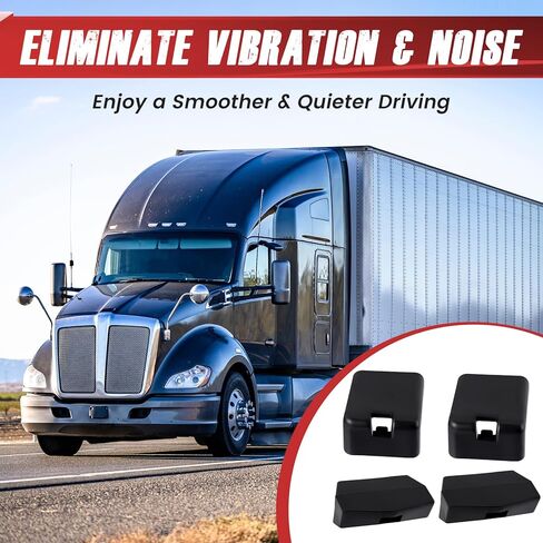 2 Pack L85-6081 & 2 Pack L85-6082 Hood Bumper Support Compatible with Peterbilt 567 579 Kenworth T680 T880, Replaces# L85-6081, M75681, L856081 / L85-6082, L856082, M75682 in Kuwait