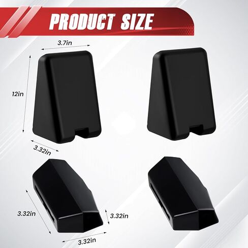 2 Pack L85-6081 & 2 Pack L85-6082 Hood Bumper Support Compatible with Peterbilt 567 579 Kenworth T680 T880, Replaces# L85-6081, M75681, L856081 / L85-6082, L856082, M75682 in Kuwait