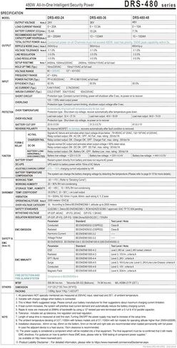 قوة 480 وات الكل في واحد DRS-480-24 DRS-480-36 DRS-480-48(DRS-480-24) in Kuwait