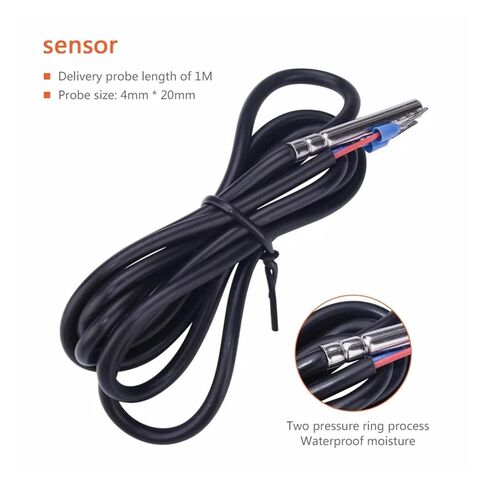 1230A AC220V الرقمية متحكم في درجة الحرارة الحرارية-40 ~ 120 درجة ترموستات التبريد التدفئة منظم in Kuwait