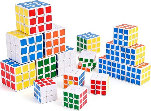 12 Pack Cube Puzzle Party Favors for Kids, 2.1in 5.3x5.3 Magic Cube School Rewards & Classroom Prize for Students, Birthday Party Favors Easter Christmas Stocking Stuffers Gifts for Kids in Saudi Arabia