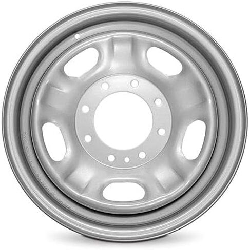 عجلة إقلاع OEM جديدة لـ 2010-2023 Ford F350 مقاس 17x7.5 بوصة حافة فولاذية مطلية باللون الفضي تناسب 235/65R17 in Kuwait