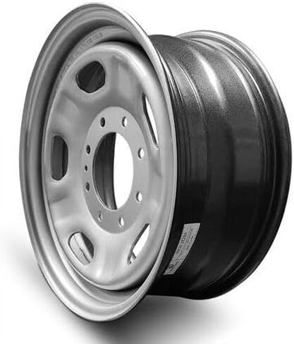 عجلة إقلاع OEM جديدة لـ 2010-2023 Ford F350 مقاس 17x7.5 بوصة حافة فولاذية مطلية باللون الفضي تناسب 235/65R17 in Kuwait