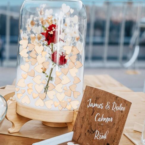 200 قطعة من قلوب خشبية من Molain، شرائح مقطوعة من قلوب خشبية، أشكال قلب فارغة، علامات علامات زينة للحرف اليدوية اليدوية، عيد الحب، الزفاف، عيد الميلاد، زينة حفلات أعياد الميلاد in Kuwait
