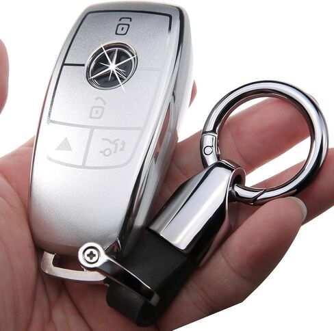 for Mercedes Benz Key Fob Cover Fits 2016-2025 GLA GLB GLC EQA EQB GLE GLS SLC A/B/C/E/G/Class 200/300/350/400/450/500/560/600/680 Accessories Case in Saudi Arabia