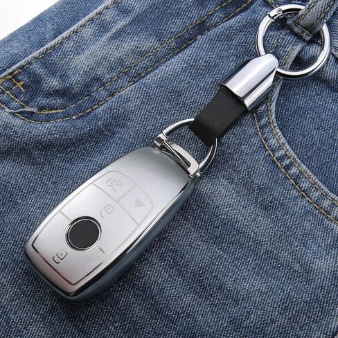 for Mercedes Benz Key Fob Cover Fits 2016-2025 GLA GLB GLC EQA EQB GLE GLS SLC A/B/C/E/G/Class 200/300/350/400/450/500/560/600/680 Accessories Case in Saudi Arabia