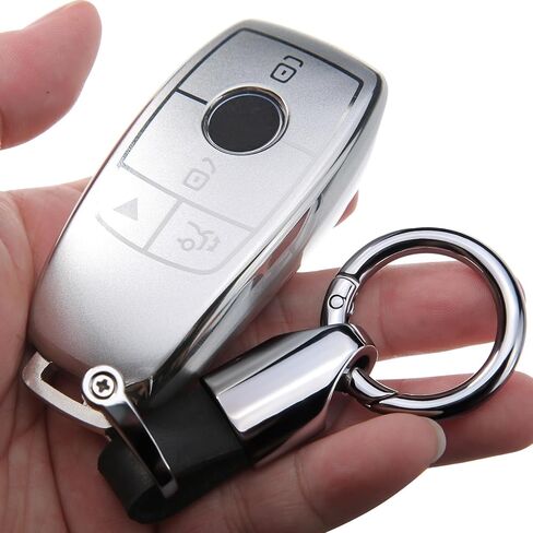 for Mercedes Benz Key Fob Cover Fits 2016-2025 GLA GLB GLC EQA EQB GLE GLS SLC A/B/C/E/G/Class 200/300/350/400/450/500/560/600/680 Accessories Case in Saudi Arabia