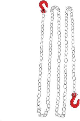 RC Parts Compatible with Axial for SCX10 90046 for Tamiya CC01 D90 D110 TF2 1/10 RC Crawler Upgrade Parts Tow Chain with Trailer Hook in Saudi Arabia
