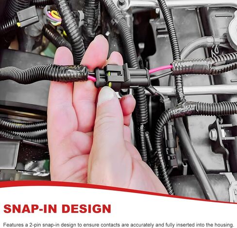 5PCS 2 Pin Way Electrical Wire Connectors, Waterproof 20 AWG Auto Electrical Connector Plug Socket Set, 2-Wire Male & Female Quick Disconnect Sealed Plug for Car Truck Boat in Saudi Arabia