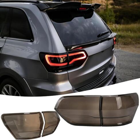 STSEV01 Taillight Cover Trim Fit for JEEP Grand Cherokee 2014-2021 Accessories Altitude/Laredo/Limited/Overland/SRT/Summit/Trailhawk,Tail Light Rear Lamp Protective Guards Exterior Decoration in Saudi Arabia
