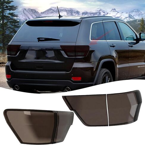 STSEV01 Taillight Cover Trim Fit for JEEP Grand Cherokee 2014-2021 Accessories Altitude/Laredo/Limited/Overland/SRT/Summit/Trailhawk,Tail Light Rear Lamp Protective Guards Exterior Decoration in Saudi Arabia