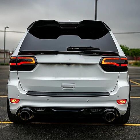 STSEV01 Taillight Cover Trim Fit for JEEP Grand Cherokee 2014-2021 Accessories Altitude/Laredo/Limited/Overland/SRT/Summit/Trailhawk,Tail Light Rear Lamp Protective Guards Exterior Decoration in Saudi Arabia