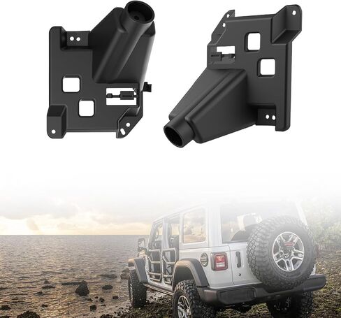 Rear Tail Light Brackets Fit for Jeep Wrangler JL 2018-2024, Rear Tail Light Mounts Kits, Left and Right Tail Lamp Holder 2018 2019 2020 2021 2022 2023 2024, ABS Plastic, 2Pcs in Saudi Arabia
