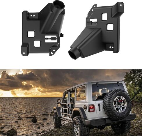 Rear Tail Light Brackets Fit for Jeep Wrangler JL 2018-2024, Rear Tail Light Mounts Kits, Left and Right Tail Lamp Holder 2018 2019 2020 2021 2022 2023 2024, ABS Plastic, 2Pcs in Saudi Arabia
