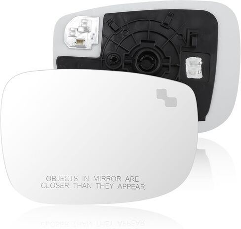 Right Passenger Side Heated Mirror Glass for Mazda CX-5 2017-2024 for Mazda CX-9 2016-2023, Car Door Side Rearview Wing Mirror Glass with Blind Spot Detection, TK71691G1/MA1325107 in Saudi Arabia