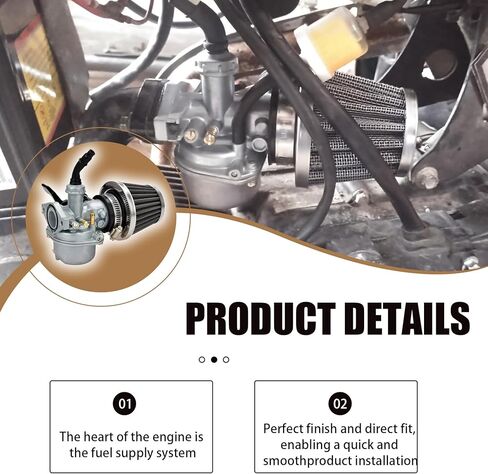 PZ19 كاربوريتر كارب مع فلتر هواء 35 مم وفلتر الوقود 50cc 70cc 80cc 90cc 110cc 125cc بديل للدراجة الترابية ATV in Kuwait