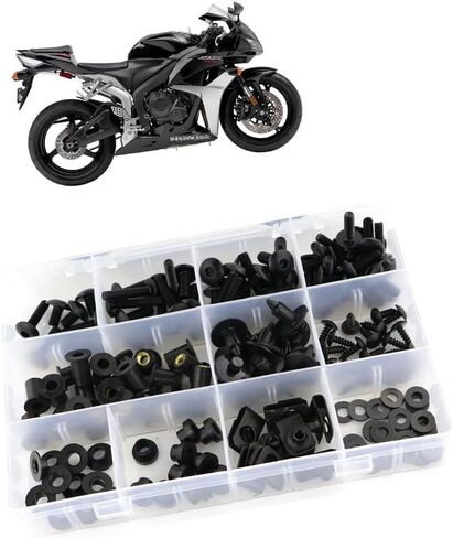 Xitomer Fairing Bolt Kits Compatible with Honda CBR600RR F5 2007 2008 2009 2010 2011 2012, Full set For FrontMidRear Fairings, Seat and Tank Covers, Belly Pan, Headlight Covers, Fenders in Kuwait