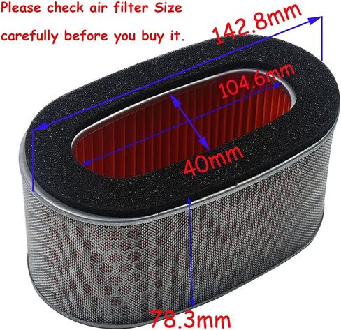 استبدال فلتر الهواء HIFROM لهوندا VT C Shadow 750 VT750 VT 750 SHADOW750 2004-2006 (2004 2005 2006) HFA1712 استبدال 17213-MEG-000 in Kuwait