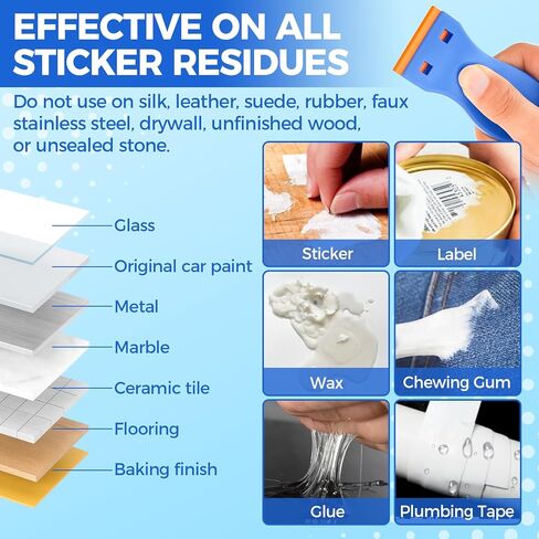 Adhesive Remover Spray – Sticker Remover with Scraper & Towel, Adhesive Remover for Cars, Labels, Tape, Glue – Adhesive Remover & Car Decal Remover (1) in Saudi Arabia