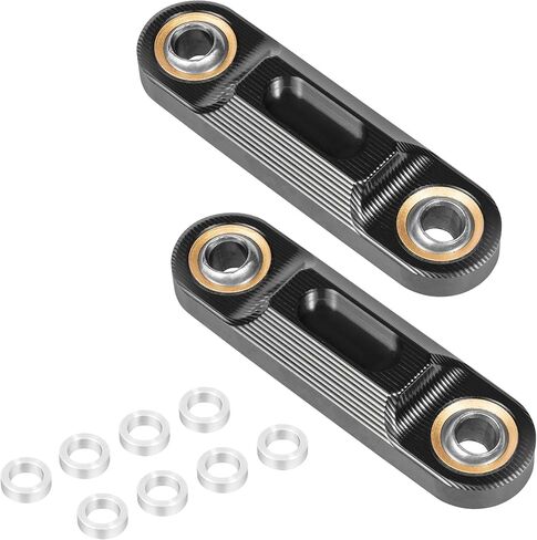 2pcs Sway Bar End Links for Spyder, Forearm Link 8cm Heim Joint Set Cylindrical Linkage Billet Aluminum Swaybar Links Fit for Can-Am Spyder F3 RT ST RS 2013-2025 Models Accessories,Black in Saudi Arabia