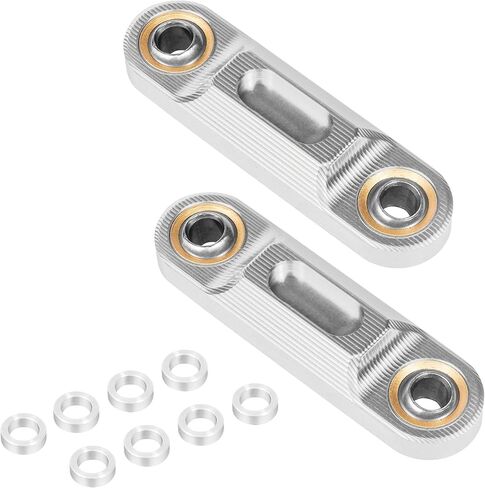 2pcs Sway Bar End Links for Spyder, Forearm Link 8cm Heim Joint Set Cylindrical Linkage Billet Aluminum Swaybar Links Fit for Can-Am Spyder F3 RT ST RS 2013-2025 Models Accessories,Black in Saudi Arabia