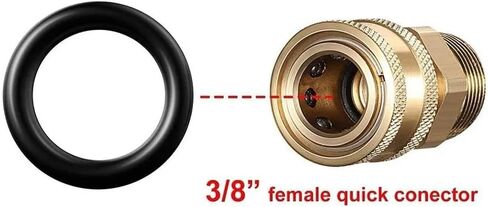 40Pcs 3/8 O-Rings For Pressure Washer Hose Quick Disconnect O-Ring Gasket Sealing Ring O Rings Rubber Kit Set in Kuwait