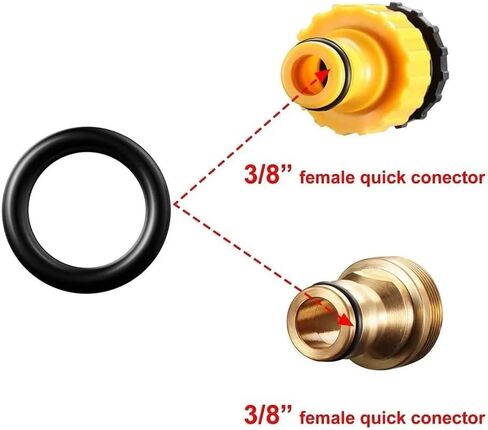 40Pcs 3/8 O-Rings For Pressure Washer Hose Quick Disconnect O-Ring Gasket Sealing Ring O Rings Rubber Kit Set in Kuwait