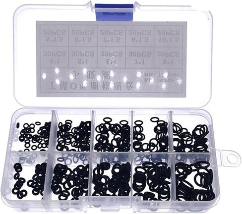 1 Box O-Ring Gasket Sealing Ring O Rings Rubber repair Kit Set Faucet Valve Waterproof Machine Oil-resistant(Large box) in Kuwait