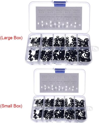 1 Box O-Ring Gasket Sealing Ring O Rings Rubber repair Kit Set Faucet Valve Waterproof Machine Oil-resistant(Large box) in Kuwait