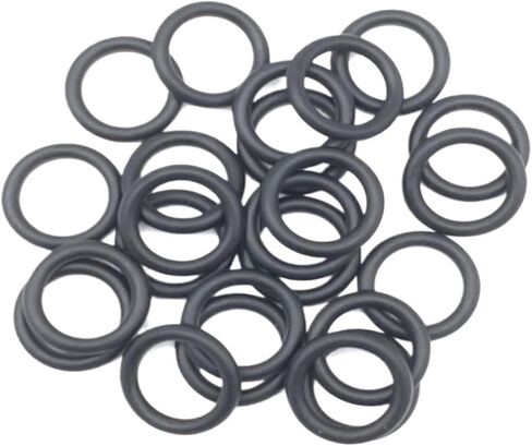 50pcs Black O Ring Gasket CS 1.2mm OD 5mm ~ 48mm NBR Automobile Nitrile Rubber Round Type Corrosion Oil Resistant Seal Washer(OD 27mm CS 1.2mm) in Kuwait