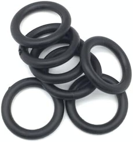 50pcs Black O Ring Gasket CS 1.2mm OD 5mm ~ 48mm NBR Automobile Nitrile Rubber Round Type Corrosion Oil Resistant Seal Washer(OD 27mm CS 1.2mm) in Kuwait