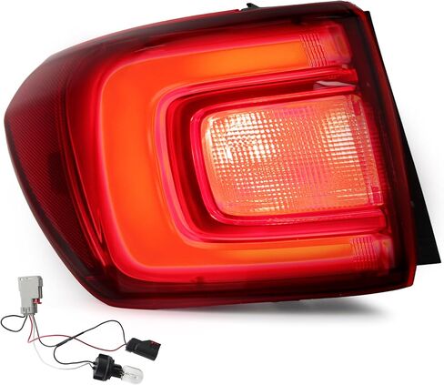 مصابيح خلفية LED متوافقة مع GMC Acadia SL SLE SLT Denali 2020 2021 2022 2023 مصابيح خلفية من الكروم جانب السائق الأيسر، OEM: GM2800316 84817347 in Kuwait