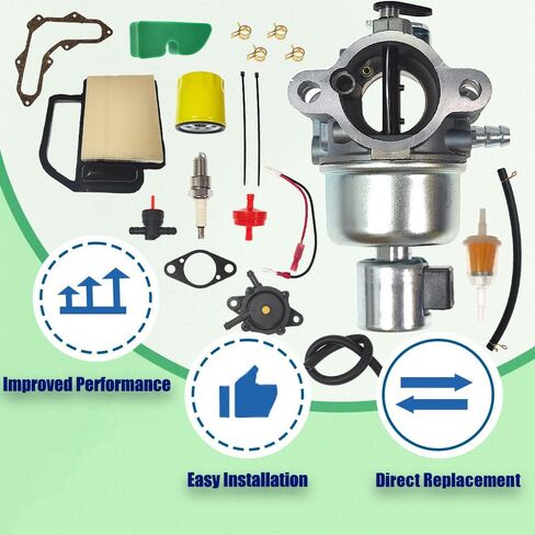 20 853 33-S Carburetor with Air Filter Replacement for Kohler Courage SV610 SV470 SV471 SV480 SV620 SV530 SV540 SV541 SV590 SV591 SV600 Carb 15 16 17 18 19 20 HP in Kuwait